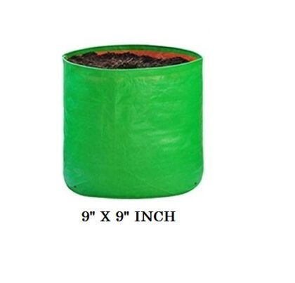 Kingwell (9" X 9") Inch Terrace Gardening Leafy Vegetable Green Grow Bag Plant Bags