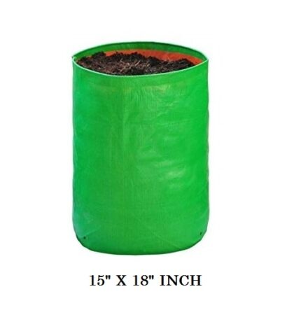 Kingwell (15" X 18") Inch Terrace Gardening Leafy Vegetable Green Grow Bag Plant Bags