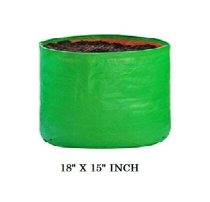 Kingwell (18" X15") Inch Terrace Gardening Leafy Vegetable Green Grow Bag Plant Bag